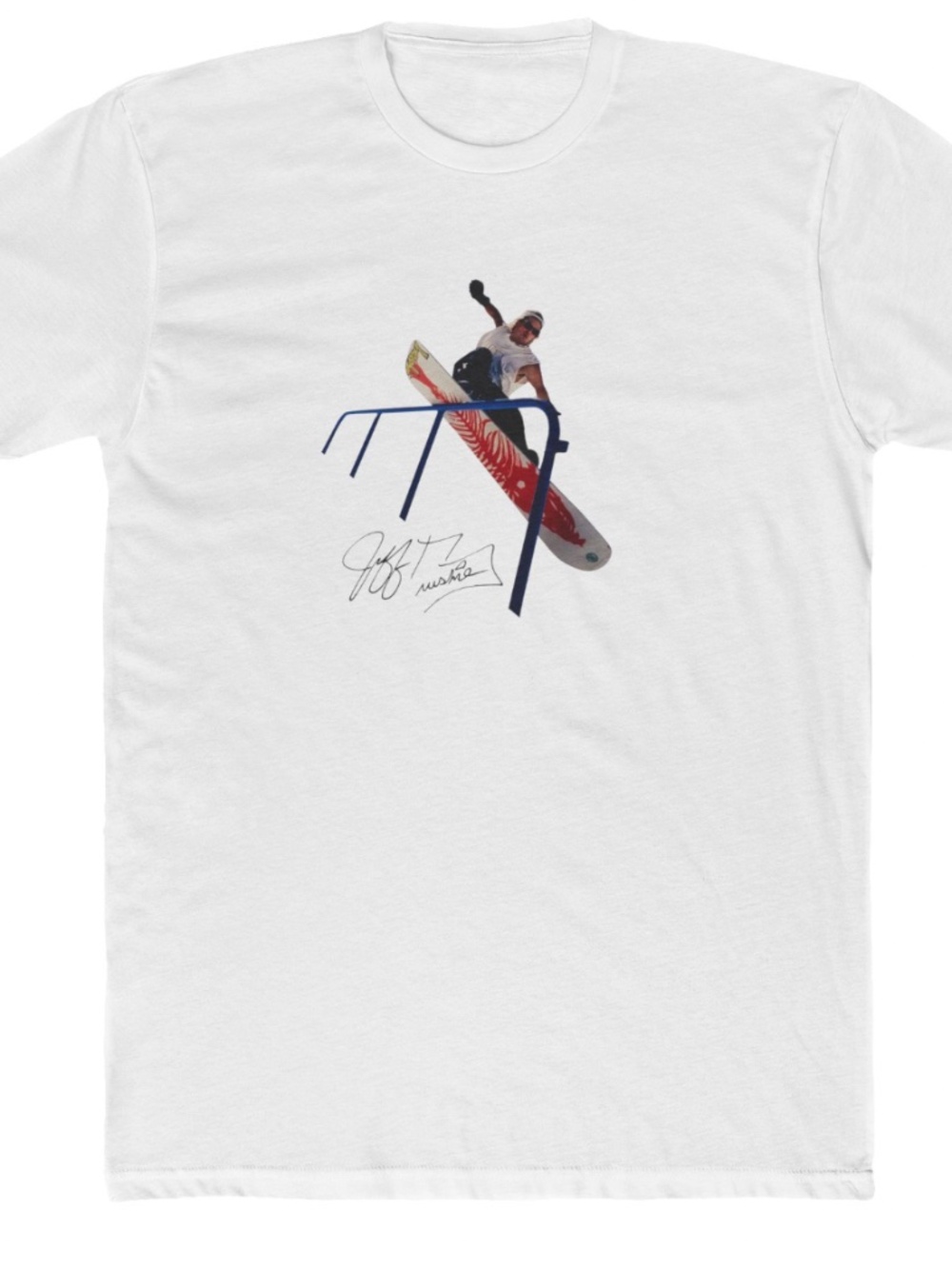 JEFF BRUSHIE Snowboarding T-shirt ( Burton snowboard - Snowboard tee )